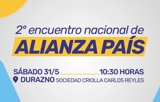 Maldonado participará en 2do Encuentro Nacional de "Alianza País"